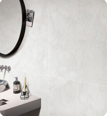 Carvalho de porcelana vidrado de cara de bebê de cor bege à prova d'água 60x120cm para decoração interior