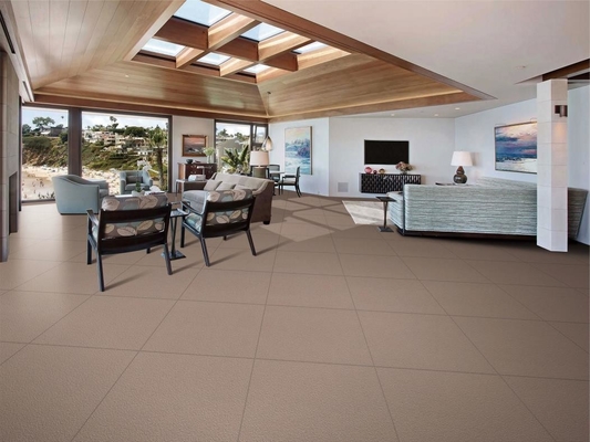 Telhas duráveis vermelho claro e parede exterior 600x600mm Telhas de porcelana para edifícios e terraços