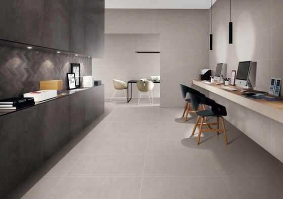 Grãos claros Durável 400x800mm azulejos de cerâmica de vidro suave e azulejos de parede interior para sala de estar e renovação