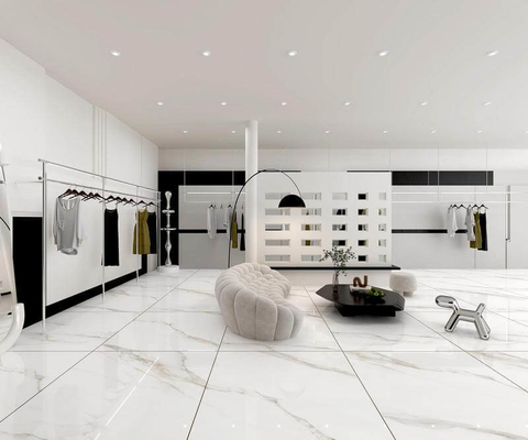 Modernas telhas 1200x1200x9mm telhas antibacterianas e piso interno vidrado porcelana polida telha para restaurante