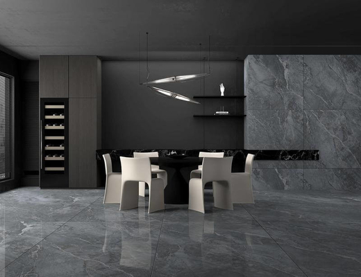 Telhas modernas à prova de umidade piso exterior 1200x1200mm porcelana vidrado telhas polidas para sala de jantar e reconstrução