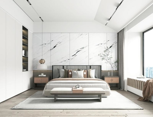 Carrara Branco Decorativo Polido vidrado porcelana azulejos e azulejos de piso interior para sala de jantar e projeto