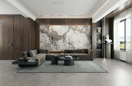 Marble Look Piso e parede 900x1800x9mm Não desbotar Polido vidrado porcelana azulejos para sala de estar
