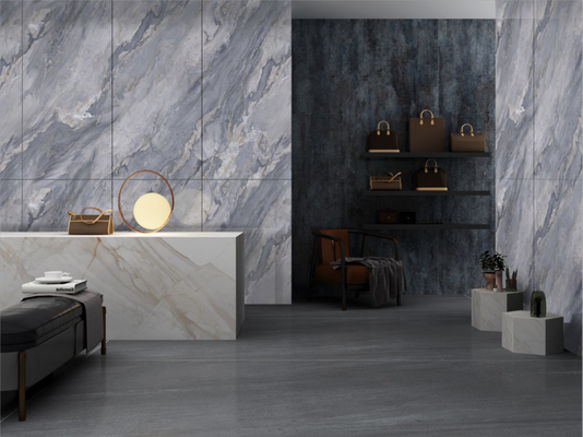 Durabilidade W.A 0,5% Eco-Friendly Grey Interior Parede E Chão Porcelana Vidreado Polido Telhas Para Balcão E Casa