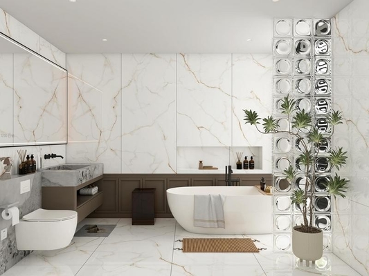 Piso interior de tijolo de incêndio bege 900x1800x9mm porcelana vidrada azulejos polidos sem desvanecimento piso durável para cozinha