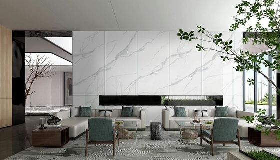 Carrara azulejos modernos parede interior porcelana vidrada azulejos de piso polido para projeto e azulejos vintage 900x1800x9mm reconstrução