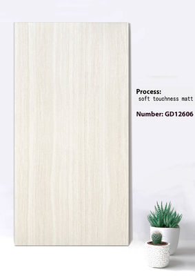 Beige e cinza 600x1200mm Sem desvanecimento Toque suave Tecido de fundo cortina de parede para quadrado