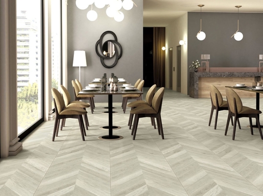 Chapas de porcelana de madeira ecológicas 600x1200mm para banheiro e piso interior Chapas de porcelana amarelo e marrom