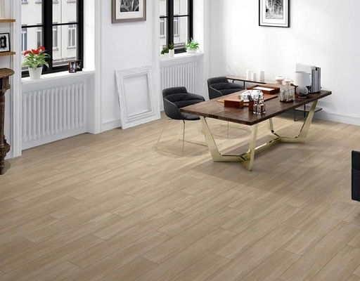 Resistente a arranhões 200x1000mm Ligas de porcelana de madeira amarelo e cinza para cozinha tijolo de fogo interior Ligas de piso para renovação