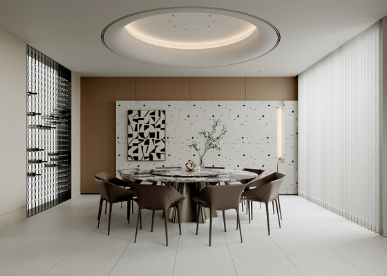 Terrazzo 600x1200mm Matt Porcelana azulejos vidrados para sala de estar azulejos de piso de quarto durável