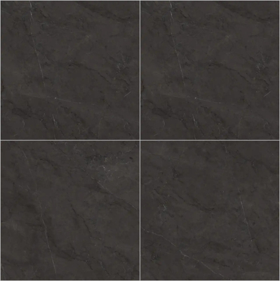 Lajes de Pedra Sinterizada Polida de Mármore Cinza Escuro Sem Desbotamento 1200x1200mm Para Hotel