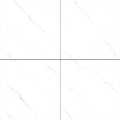 Azulejos de porcelana esmaltada polida Carrara White 800x800mm