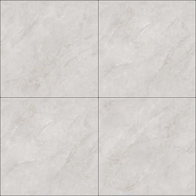Azulejos de porcelana polida esmaltada cinza 800x800mm para pisos internos