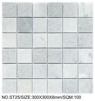 Firebrick Quadrado 300x300mm Mosaico de pedra natural para sala de jantar e sala de estar