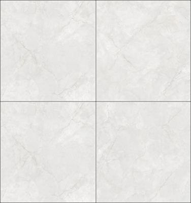 Impressionante mármore 800x800mm cinza claro polido vidrado porcelana azulejos Para hotel antibacteriano