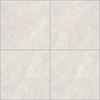 Azulejos de porcelana esmaltada polida cinza mármore antiderrapante 800x800mm para escritório e quarto