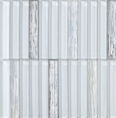 Elegantes e impressionantes mosaicos de vidro de parede de 300x300 para edifícios e decoração criativa