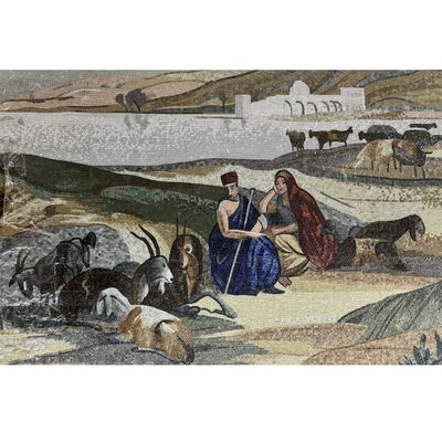 Elegante e elegante estilo de jade mosaicos de arte de parede de vidro para sala de estar e sala de jantar