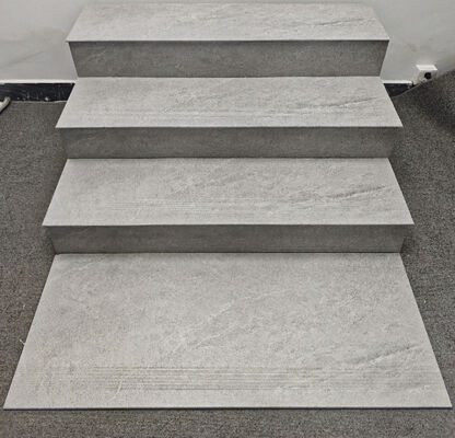 Escadas de Cerâmica Fosca Cinza Bege à Prova de Umidade 470x1200mm para Varanda