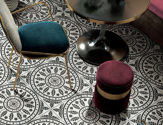Telhas internas 200x200mm cerâmicos decorativos da porcelana do banheiro cúbico do balcão