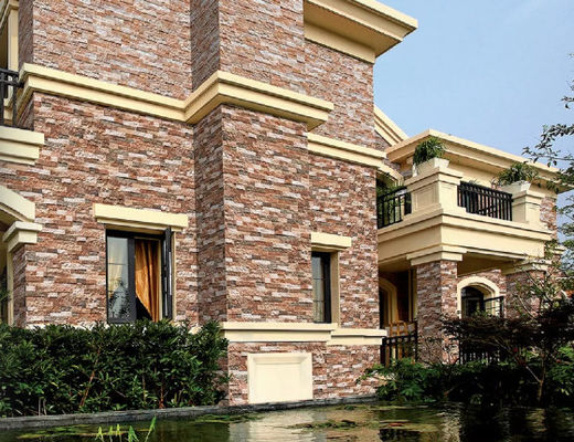 9.5mm Super espessura pedra natural azulejo 150x600mm para parede exterior