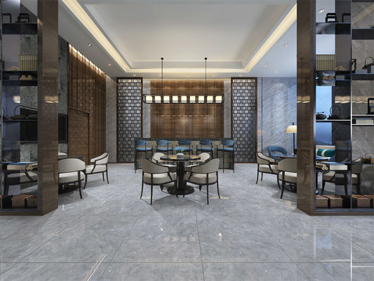 Telhas de revestimento do mármore do GV 500SQM, Grey End Interior Floor Tile 80x80cm