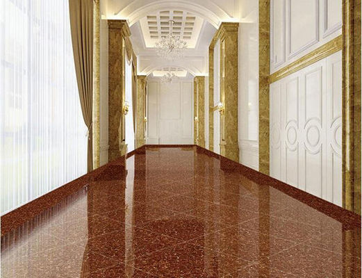 24X24' Pulat lustrou o chocolate vermelho do Bordéus das telhas de assoalho da porcelana vermelho