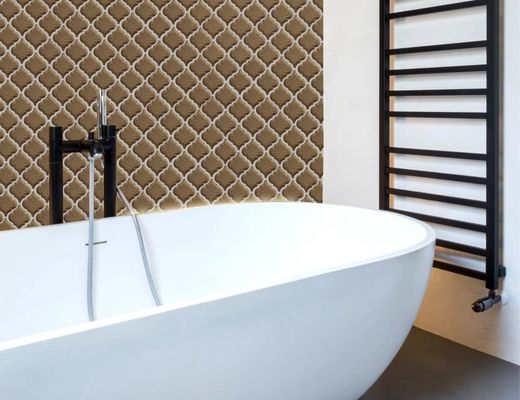 Brown lustrou a telha do vidro de mosaico da lanterna de PRIMIERA, telha da parede da decoração de Matt 250x270mm