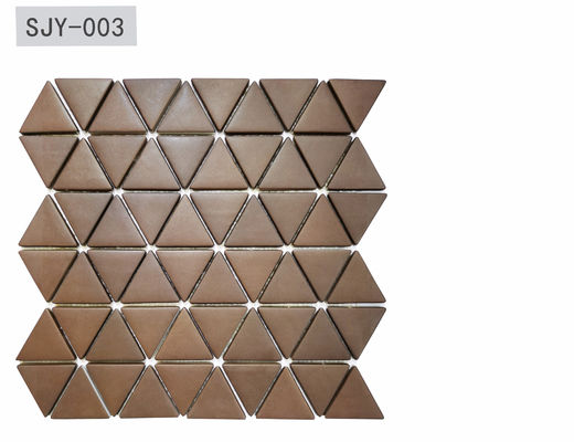 cor escura vitrificada 310.5x308mm do corpo completo das telhas de mosaico de 100Sqm 6mm metal decorativo