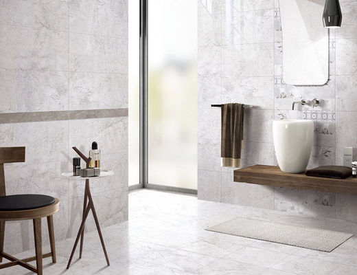 ISO13006 Grey Marble Bathroom Wall Tiles, 300x600mm 0,15 W.A Glazed Ceramic Tile