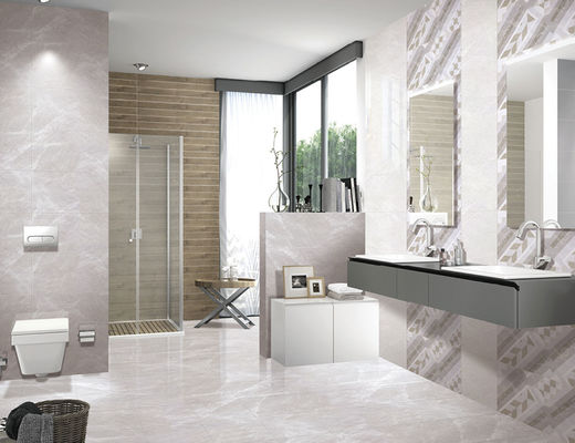 Azulejos de cerâmica brilhante para banheiro de 300x600mm, estilo moderno
