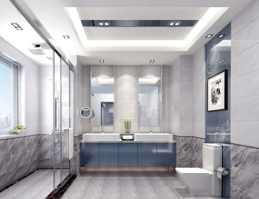 300x600 mm azulejos de parede de cerâmica brilhante para banheiro e cozinha