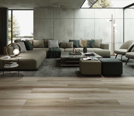 Revestimento de madeira do carvalho LVT SPC do clique de ISO13006 4.0MM para o anúncio publicitário