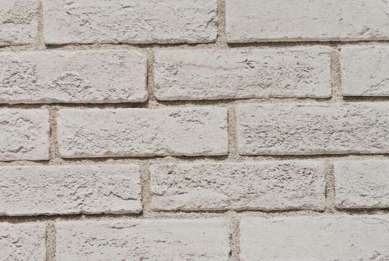 Falso branco Art Veneer Cultured Stone Brick do GV 60x200mm